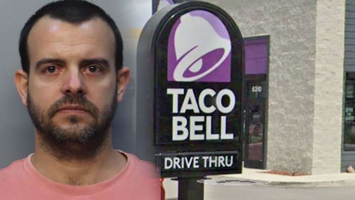 Delivery driver upset over Taco Bell delay ends up arrested in South Miami: Police