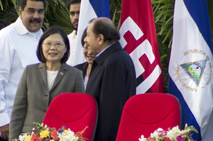 Taiwan loses diplomatic ally Nicaragua to China