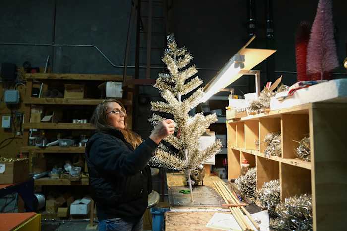 Americans like artificial Christmas trees even though few are made in US and prices are up