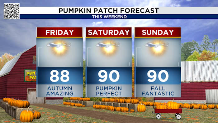 Pumpkin perfect weather for the first weekend of Autumn in Houston