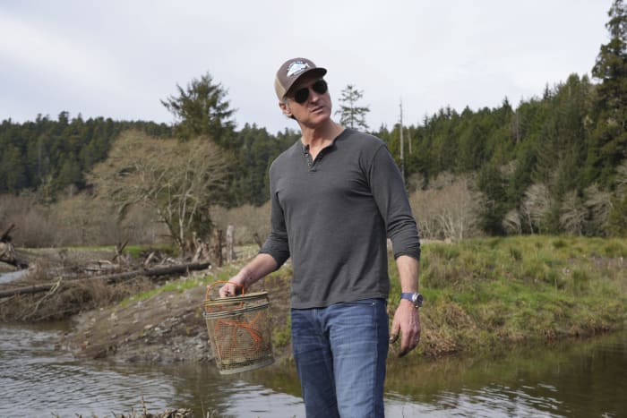 California Gov. Gavin Newsom backs dam removal projects aimed at sustaining salmon populations
