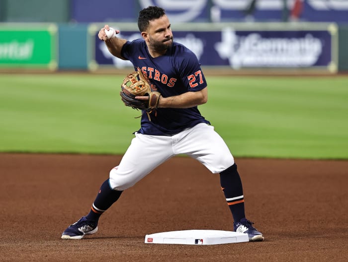 Houston Astros' star Jose Altuve gets 2 hits in first rehab game with Space  Cowboys