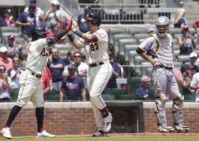 Fried allows 3 hits in 8 innings as Braves top Pirates 6-1 