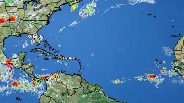 National Hurricane Center tracking 2 areas of interest in Atlantic