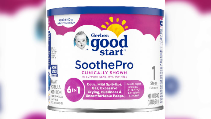 Some Gerber baby formula recalled due to bacteria risk, FDA says