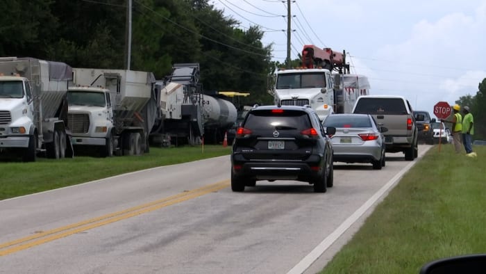 As Lake County races to upgrade road before school starts, businesses fear traffic impact