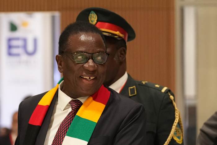 A hearing on extending Zimbabwe president's term erupts in chaos