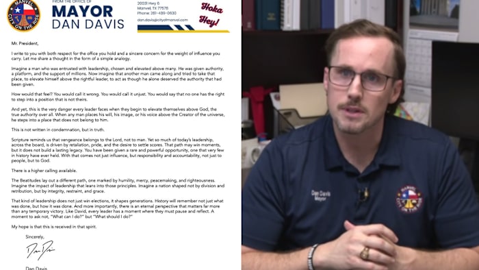 Manvel mayor pens letter to President Donald Trump following posting of AI-image