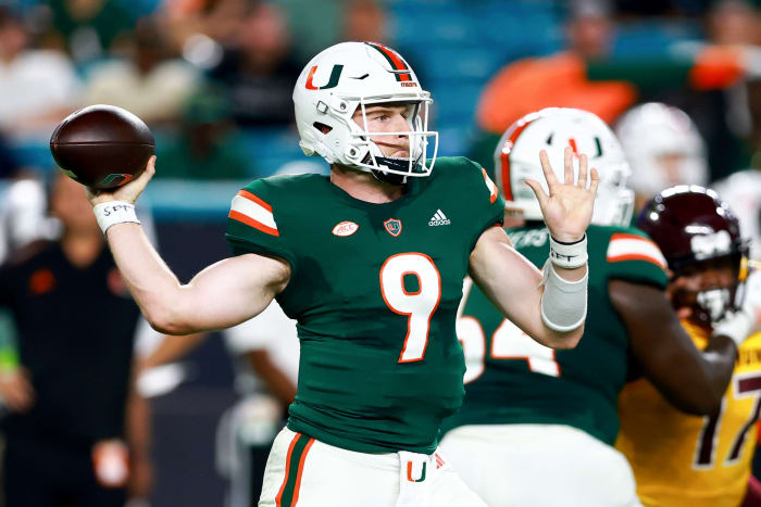 Moving up: Hurricanes ranked No. 12 as FSU week begins - The Miami