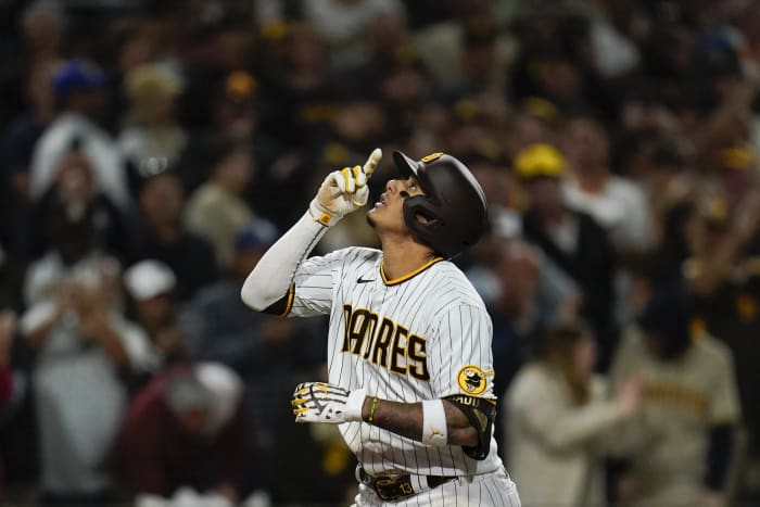 September 14, 2021: San Diego Padres shortstop Fernando Tatis Jr. (23)  reacts after striking out, during a MLB game between the San Diego Padres  and the San Francisco Giants at Oracle Park