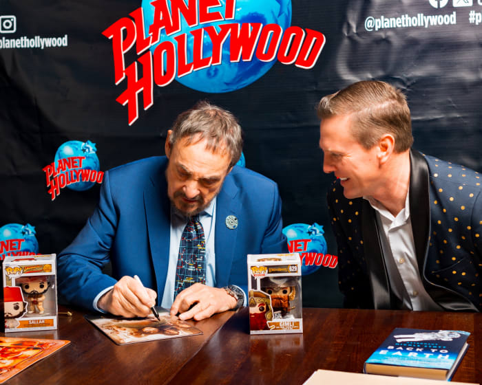 Indiana Jones star John Rhys-Davies makes stop at Planet Hollywood