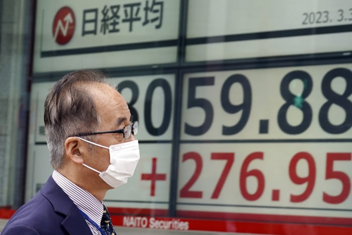 Asian stocks follow Wall St up ahead of US inflation update