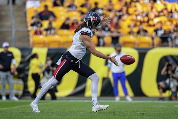 Texans free agent punter Tommy Townsend: ‘I like it here, would absolutely love to stay’