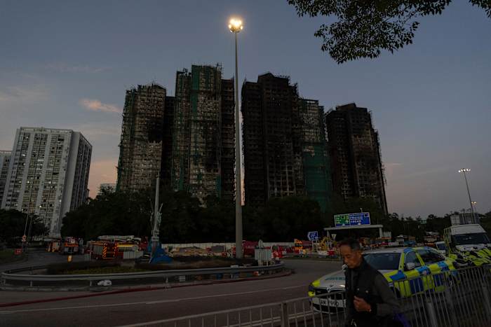 Death toll rises to 128 in Hong Kong residential fire; 8 more arrested over towers' renovation