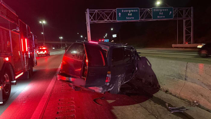 5 Teenagers Dead After Vehicle Flips Over Wall and Lands on Interstate