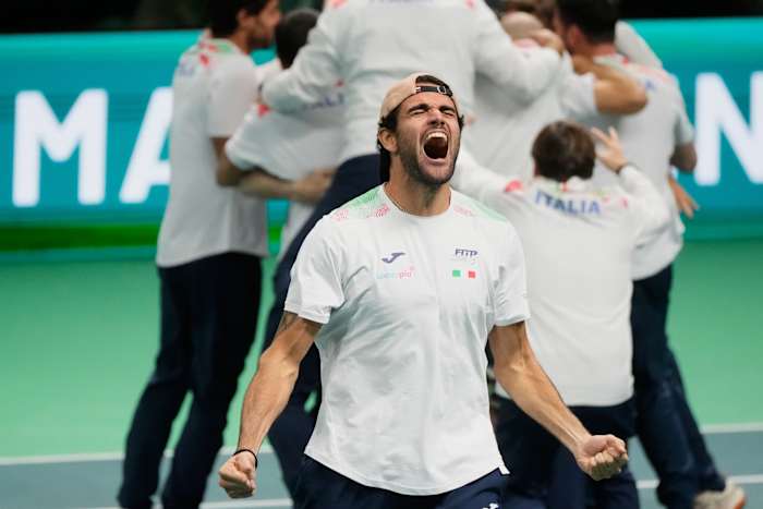 Italy wins Davis Cup for third straight year by beating Spain in final