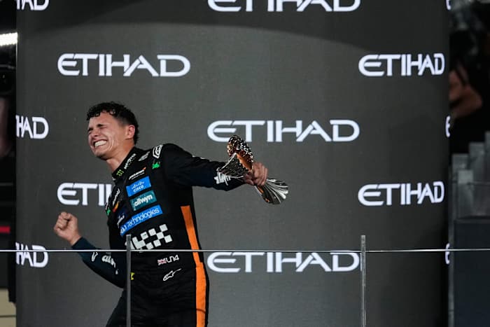 McLaren driver Lando Norris clinches his first F1 title at season-ending Abu Dhabi Grand Prix