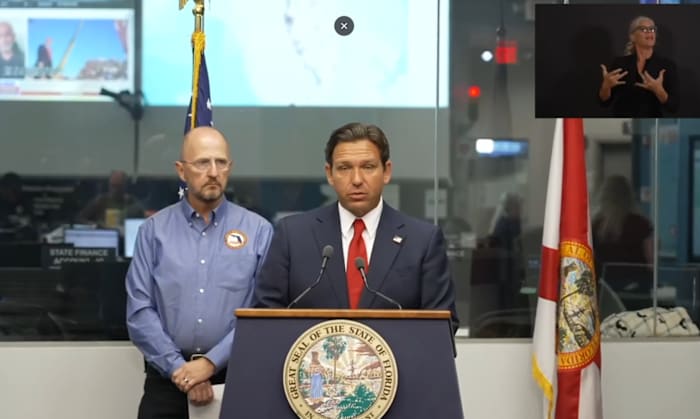 Governor Ron DeSantis urged Floridians to prepare ahead of Tropical Storm Milton, which is forecast to become a major hurricane by the time it makes landfall on Florida’s west coast.