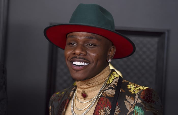 DaBaby wants to know if his outfit is ok to wear in LA