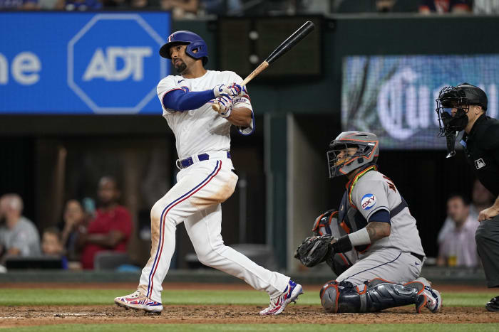 Rangers blank Marlins for 6th straight win, Jung fractures left thumb