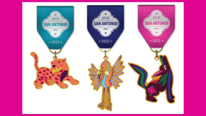 Official City of San Antonio 2022 Fiesta Medal Giveaways, City of San  Antonio Department of Arts & Culture at Unknown, Department of Arts &  Culture