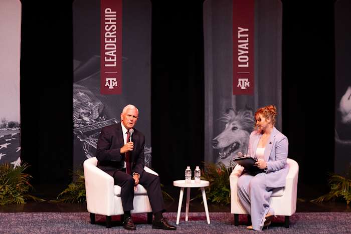 Protesters challenge premise of Texas A&M civil discourse symposium amid new restrictions
