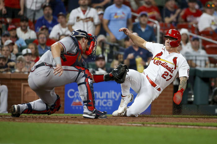 The Cardinals celebrated Tyler O'Neill's walk-off home run by