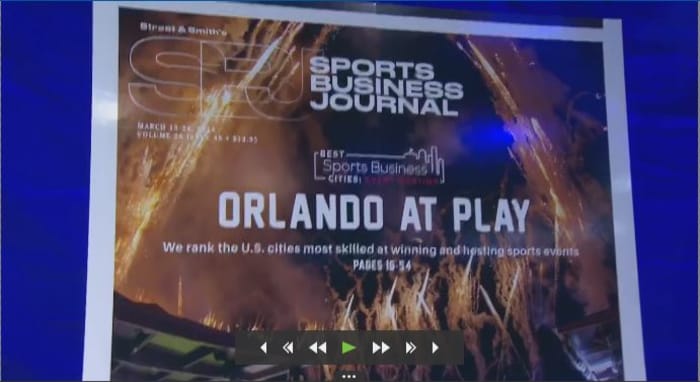Orlando utsedd till bästa sportaffärsstad, jämförbar med att vara värd för en Super Bowl varje dag