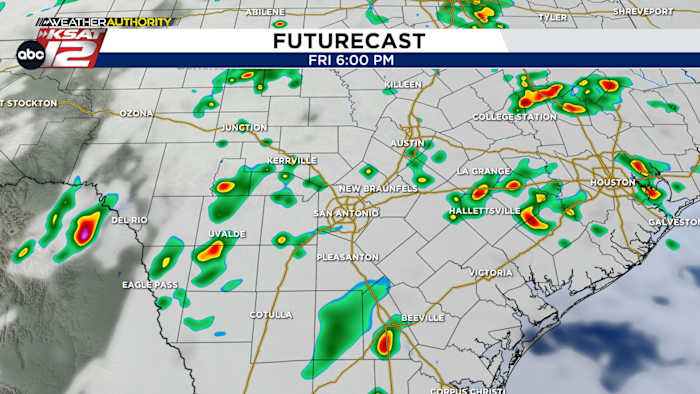 Rain chances rise slightly today & tomorrow