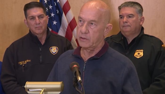 ‘We’re about halfway there’: Houston mayor again warns Houstonians to stay off roads during winter storm