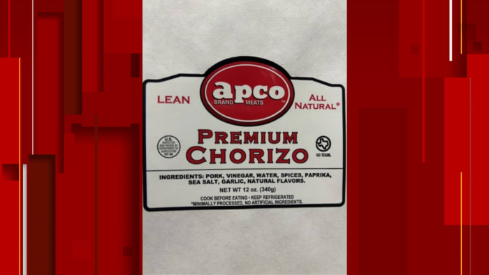 Image for article Public health alert issued for possibly contaminated chorizo sold at HEB  KSAT San Antonio