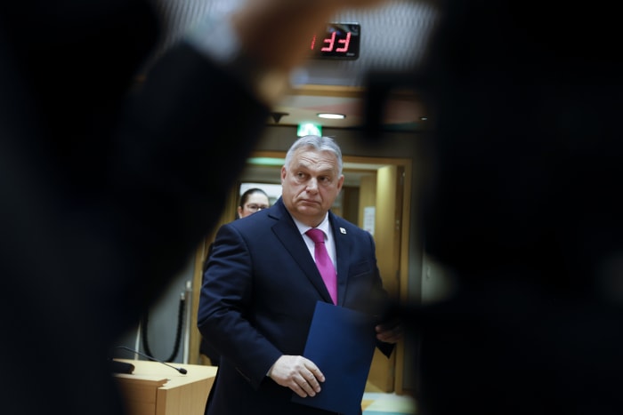 Hungary's Orbán says he won't hesitate to slam the brakes on Ukraine's EU membership