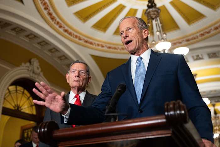 Image linked from the original feed: Trump demands Senate cancel August break until it passes voting bill