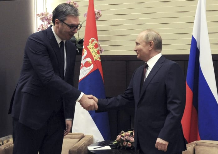 Putin says Russia will offer good gas deal to Serbia