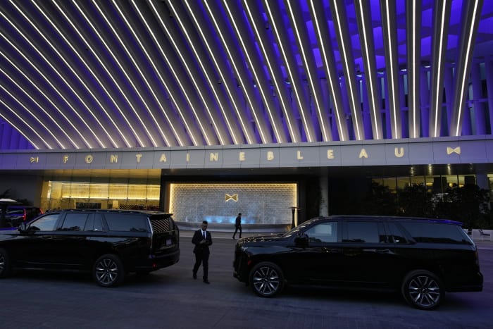Newest, bluest resort on Las Vegas Strip aims to bring Miami Beach vibe to southern Nevada
