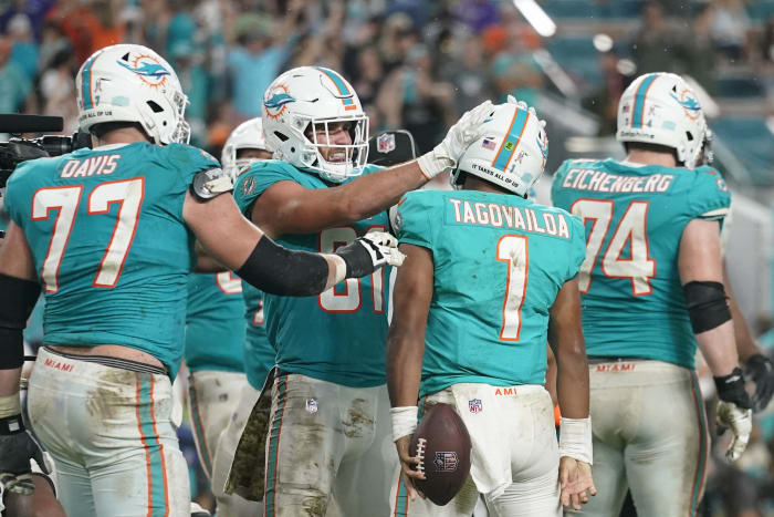 Tua Tagovailoa lifts Dolphins to stunning victory over Ravens off the bench