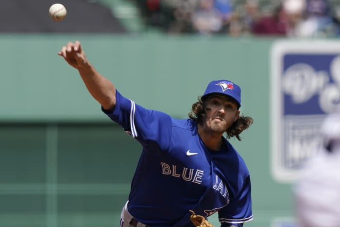 Guardians' Plesac throws ball out of Fenway, Bosox end skid