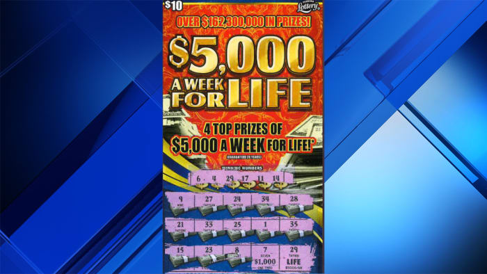 Fort Lauderdale man wins $5,000 a week for life