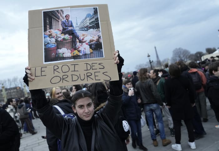 Macron's leadership at risk amid tensions over pension plan