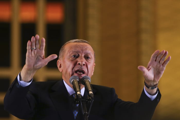 Turkey's Erdogan turns away reform-minded challenger to win another term