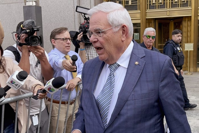 Prosecutor tells New York City jury at bribery trial that Sen. Bob Menendez put power ‘up for sale’