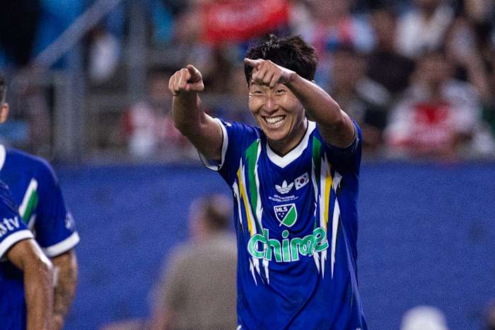Image linked from the original feed: Son Heung-min scores 2 as MLS All-Stars post 4-3 win over LIGA MX All-Stars