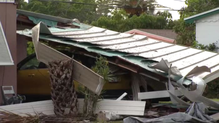 Satellite Beach deals with storm damage following tornado warning
