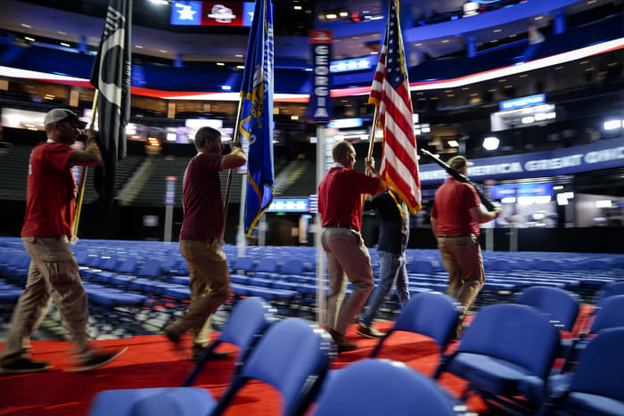Anger and anxiety loom over the Republican convention, but there is good news for Trump in court