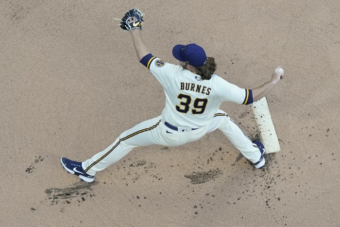 Brewers' All-Star P Brandon Woodruff sidelined for wild-card round