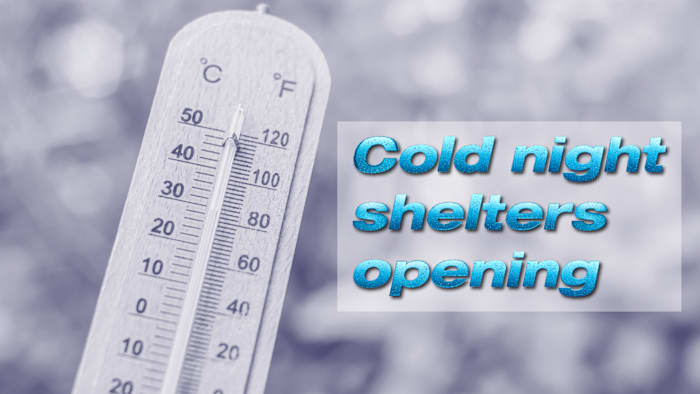 Cold night shelters opening across Northeast Florida as temperatures drop heading into New Year
