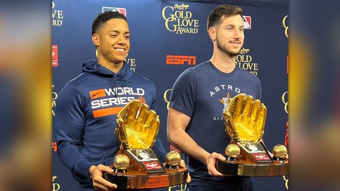 GOLD GLOVE WINNERS: Astros Jeremy Peña and Kyle Tucker earn elite