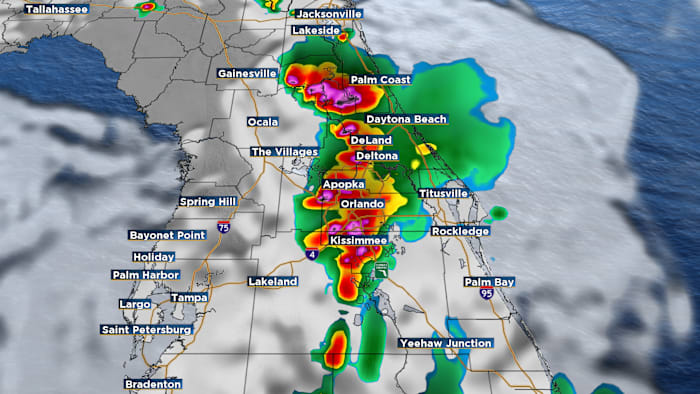 TIMELINE: Widespread storms return to Central Florida
