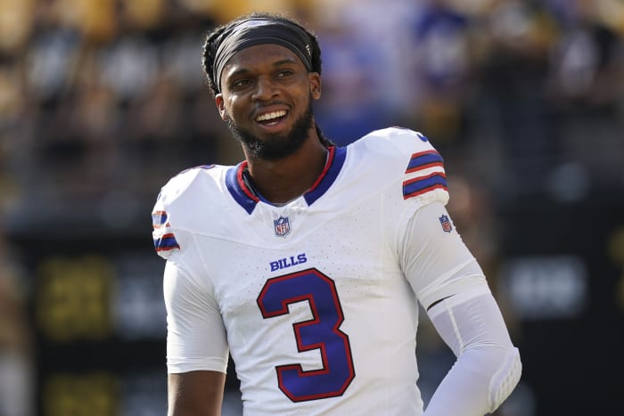 Bills' Damar Hamlin attends practices, takes part in individual drills