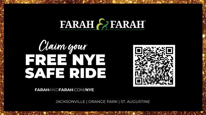 Free Uber and cab Augustine Year\'s Jacksonville St. New on rides Eve in and